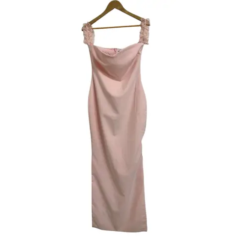 Likely x Revolve Olympia Bridesmaid Gown in Sea Shell Pink size 8 NEW $298