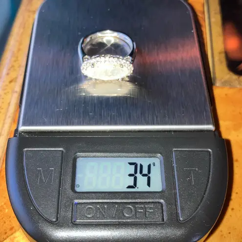 Natural Rainbow Moonstone Sterling Silver Ring Size 5.75