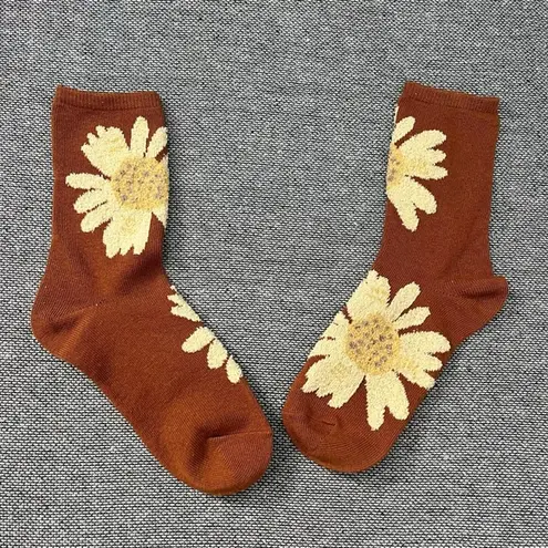 Daisy Socks - Cotton and  Jacquard