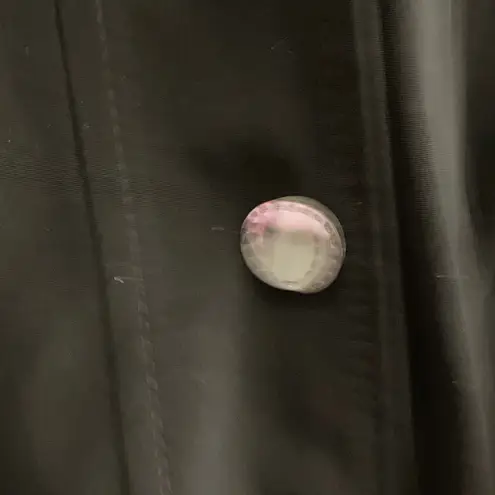 Coldwater Creek NWOT Wo size XL Black Raincoat / Coat with removable Hood