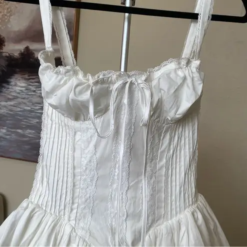 House Of CB  'Pietra' White Corset Mini Dress NWOT size XS