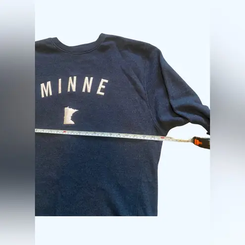 UP NORTH TRADING COMPANY Unisex Navy Minne Felt Crew, Size Women XL/Men Large Blue