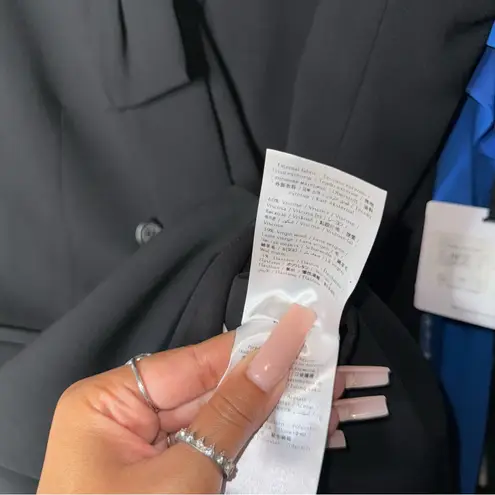 Red Valentino Black Knotted Twill Double