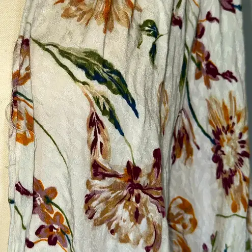 Style Rack LA • Women’s Open Kimono Shacket White Floral Dolman Batwing Sz. Sm