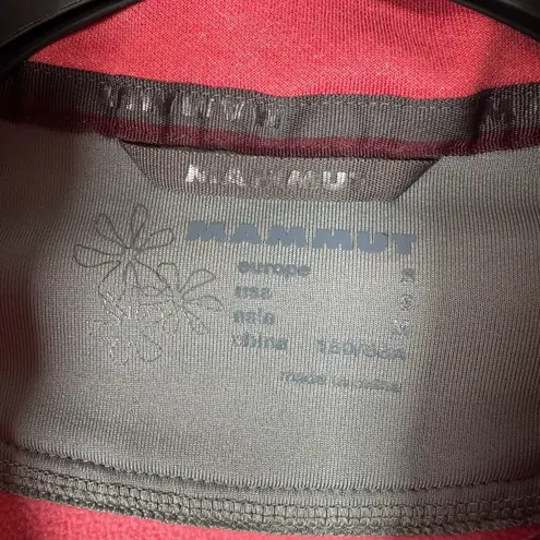 Mammut Borah Jacket Womens Small Fleece Polartec Thermal Asymmetrical Zip Pink