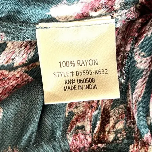 Francesca's Miami x Francesca’s Collection Cold Shoulder Floral Wide Leg Jumpsuit Medium