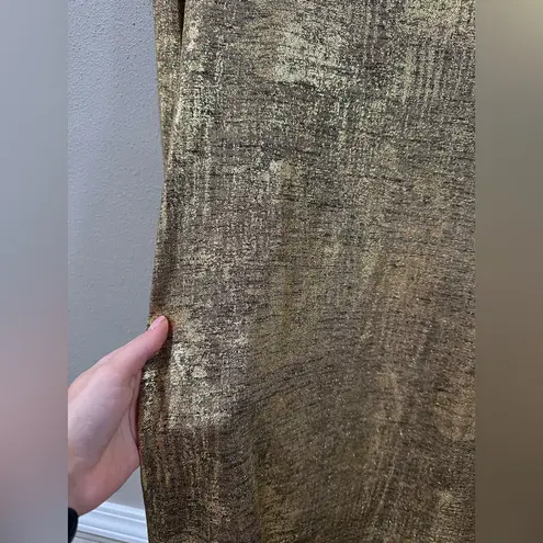 NWT Fever Gold Metallic Dress Size XL