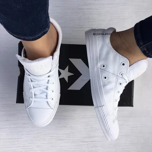 Converse Chuck Taylor All Star Madison Sneaker White Leather 7 45 50 Off Retail From revivalmdc