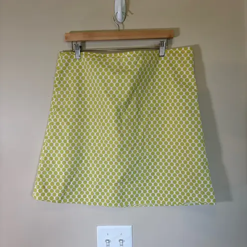 Margo Belle Designs Women’s drawstring print skirt mushroom green yellow large
