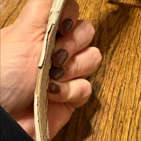 Etienne Aigner Elegant Cream Leather Shoulder Bag