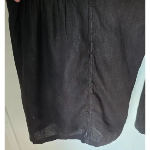 XCVI Cleon Flounce Wide Leg Jumpsuit Midnight Black Medium NEW