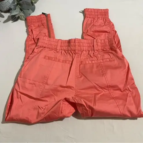 Derek Lam 10 Crosby Womens Kina Utility Joggers Size 2 iNeon Coral NWT
