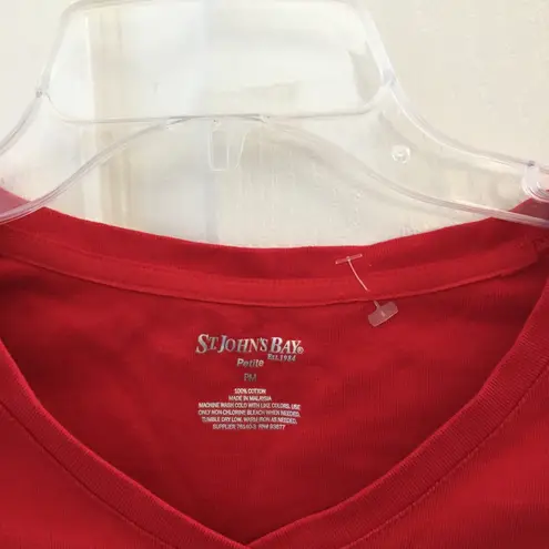 st. john's bay FINAL MARKDOWN Ladies St. John’s bay tee petite medium