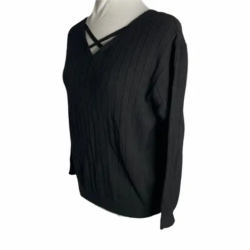 One Way Japanese Ribbed Knit Pullover Sweater 18PE