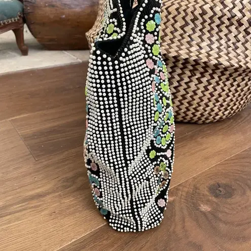 Vintage 60s Multicolor Candy Dot Purse Bag Blue