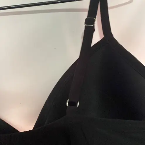 MiracleSuit Black WITH SILVER GOLD ACCENTS WO SIZE 14 UNDERWIRE SWIM TOP CLEAN