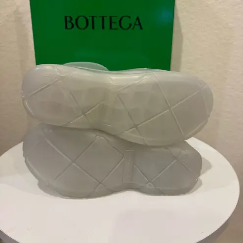 Bottega Veneta The Puddle Rain Boots Pudding Glass Clear Size 36 NIB
