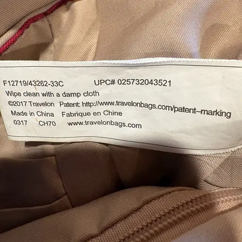 Travelon Anti-Theft Classic Mini Shoulder Bag in the Berry Tulip color