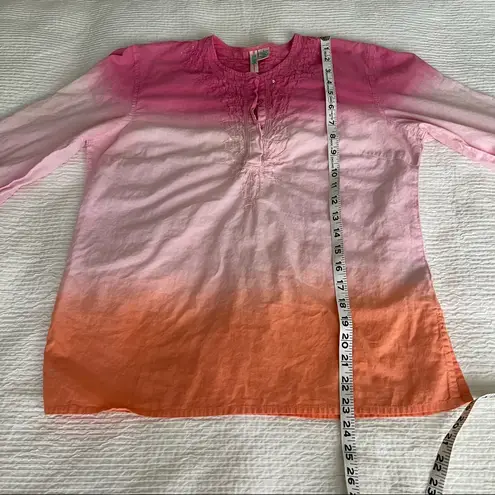 Bill Blass vintage pink ombre shirt S