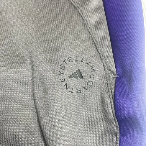 Adidas x Stella McCartney Grey Flare Fleece Track Pants Small Gray