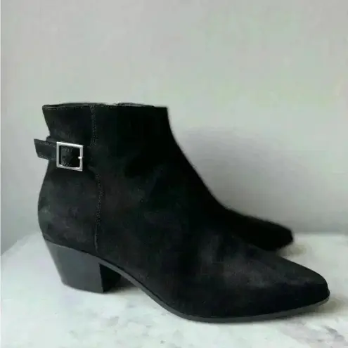Saint Laurent  Women’s Suede Black Ankle Boots Size‎ 6
