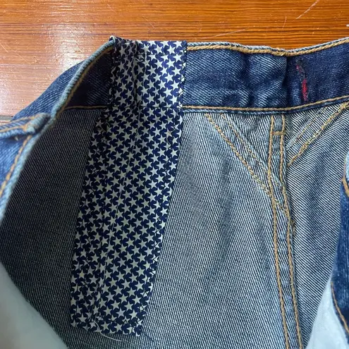 LawMan Vintage Western Denim Button & Stitch Rodeo Star Accented Jeans Sz 32