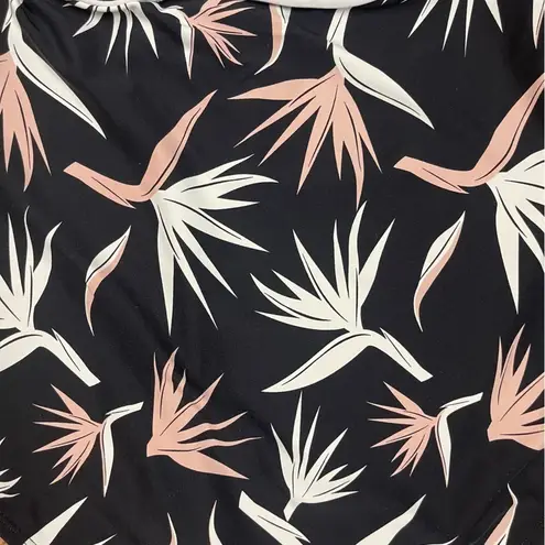 Sea Angel  Medium Retro Floral Tropical Pastel V Neck Swimsuit 50’s