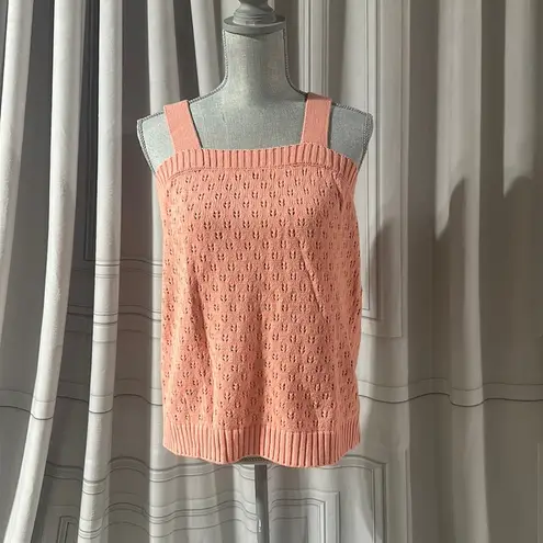 LC Lauren Conrad  Pointelle Tank - Size XL - NWT