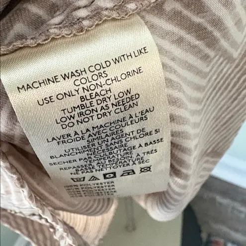 Anthropologie  Pilcro Short-Sleeve Silky Surf Shirt Dress Stripe Size XXS