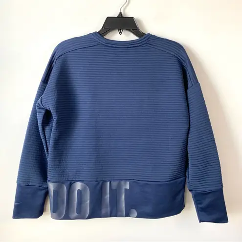 Nike  Quilted Sweatshirt Navy XS