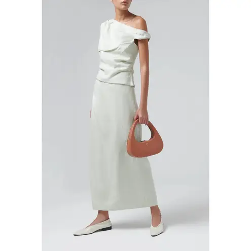 BY FAR Carr Flats in Limewash White Leather 37 With Box Womens Ballet Size 6