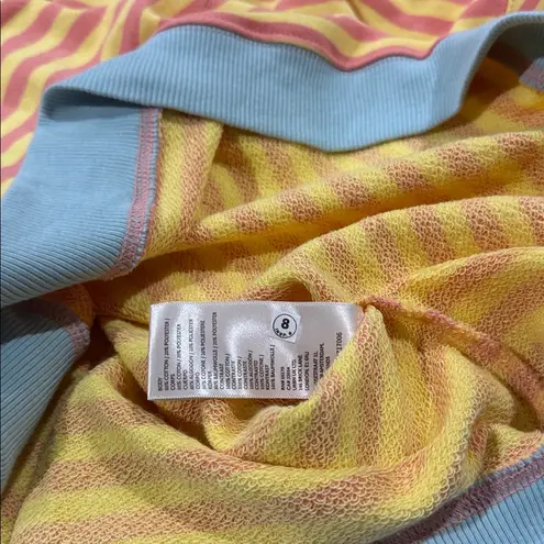 Free People NWOT We The Free x FP OB1717006 Women's Sz M Classic Striped Crewneck Sweatshirt