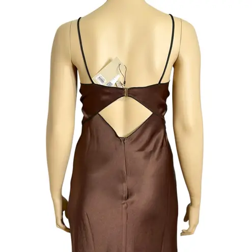 Bec & Bridge Hazel Cut-Out Maxi Dress, Chocolate, 12 (US)