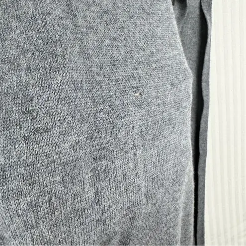 Echo New York Essential Grey Heather Woven Knit %100 Yak Scarf Wrap 80” x 26” Gray