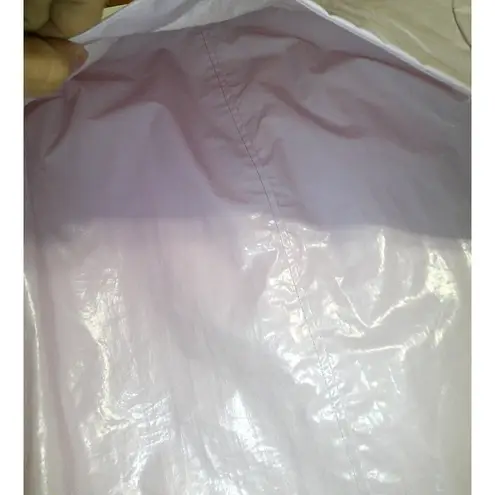 New NWT $495 Jane Post Iconic Light Slicker Rain Coat Trench Womens M Blush Pink Size M