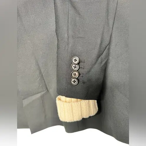 Veronica Beard NWOT  Scuba Classic Blazer W Dickey Insert And Cuffs Size 4