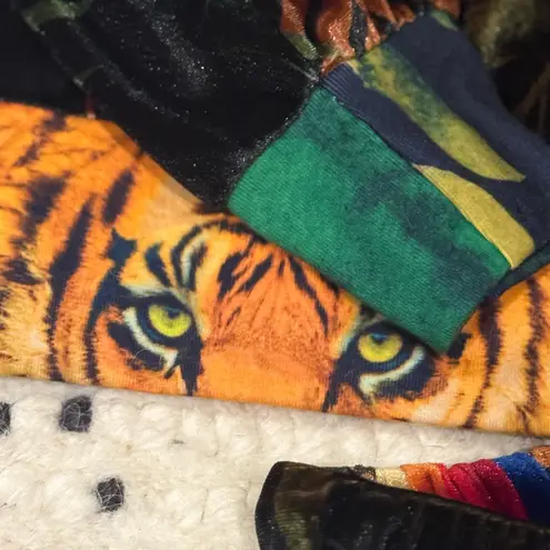 Aviator Nation Velvet Jungle Tiger matching set NWT (oversized)