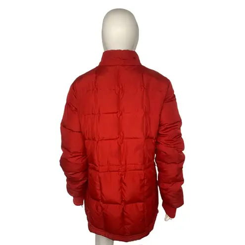 Route 66  Women's Puffer Jacket Red Very Good Cond Size L