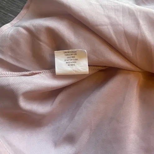 Selfie Leslie  Blush Ruffle Dress. Size XS