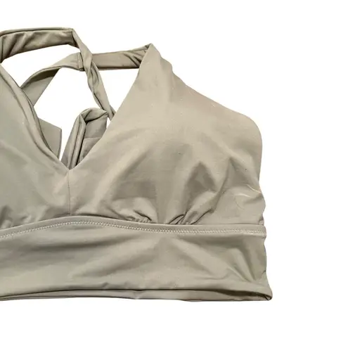 Athleta  Plunge Bikini Top D-DD Eucalyptus Green L