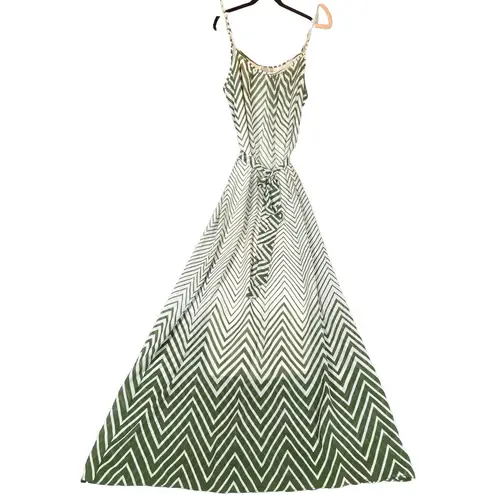 Robbie Bee Maxi Dress Size 10 Belted Sundress Sleeveless Lined Summer Spaghetti