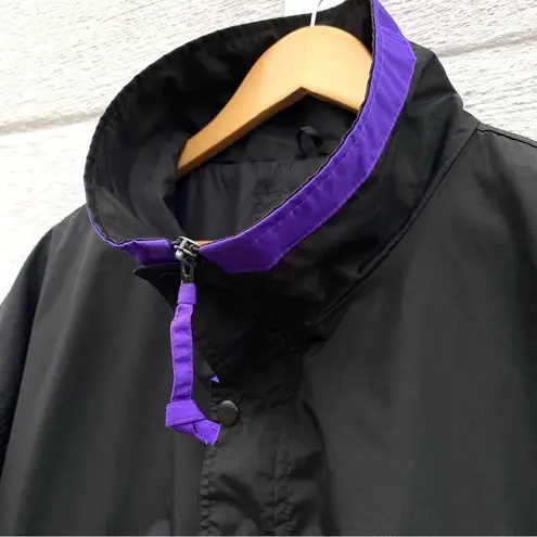 Vintage Quaker State Racing Embroidered Windbreaker Jacket Moto Retro Sport Black Size XL