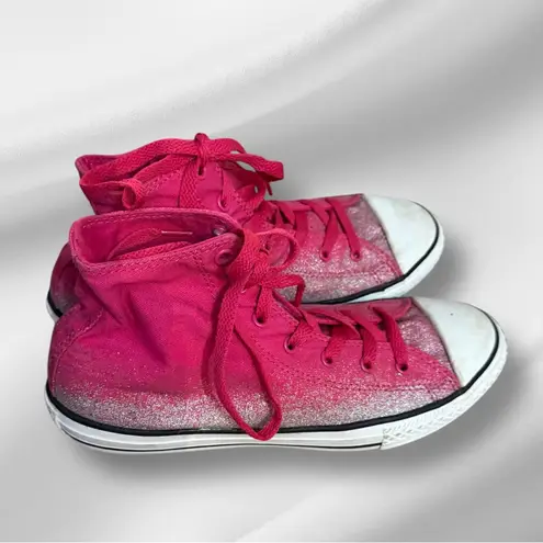 Converse  All Star Pink‎ Metallic High Top Athletic Shoes