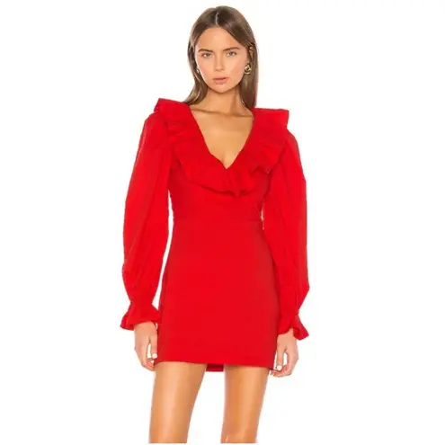 Camila Coelho Revolve Red Mini Dress