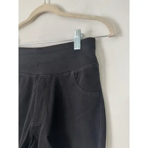 Halara NWT Flex Denim Black Pull On High Waisted Shorts Women’s Size Medium