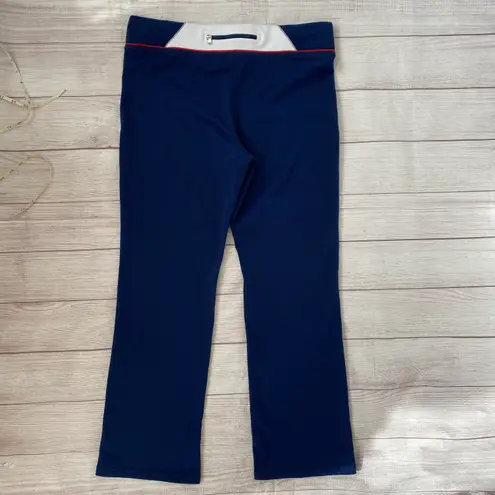 Ralph Lauren active women L cotton blend navy blue activewear pull on pants