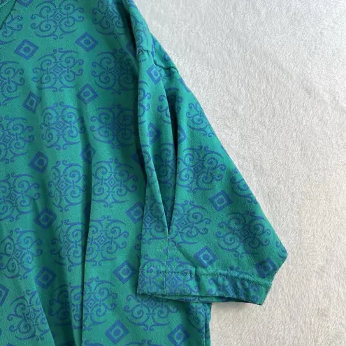 Vtg 80s Pasta M Crop Top Pleated Detail Short Sleeve Grunge Punk Retro Cottage Blue Size M