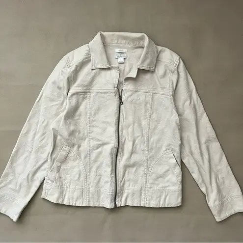 Christopher & Banks stretch textured lightweight jacket