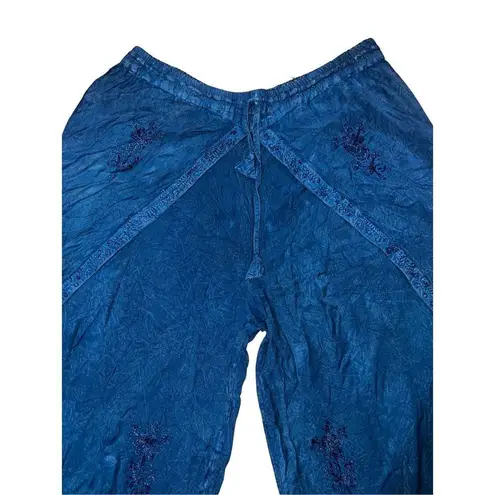 New Navy Blue Original Ethnic Indian Cotton Casual Harem Pants Size undefined