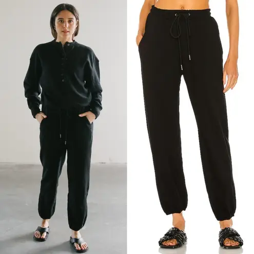 Citizens of Humanity NWT  Laila Casual Fleece Sweatpants in Black sz XS